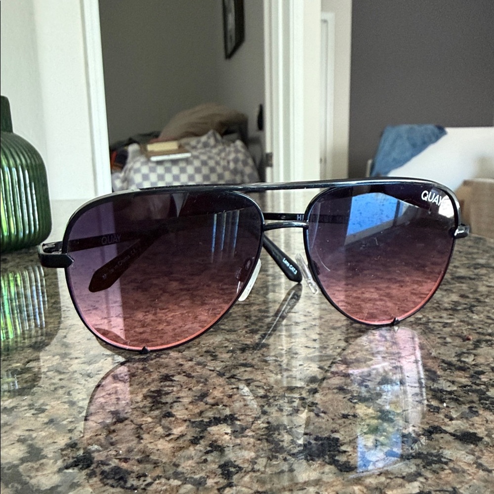 Quay Australia Gradient Black Sunglasses